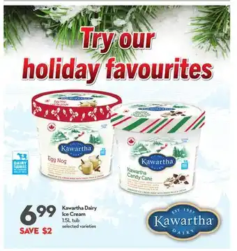 Longo's Kawartha dairy ice cream offer