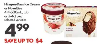 Longo's Häagen-dazs ice cream or novelties offer