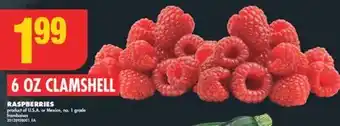 No Frills Raspberries offer