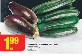 No Frills Eggplant or green zucchini offer