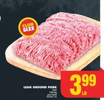 No Frills Lean ground pork offer