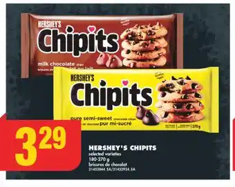 No Frills Hershey's chipits, 180-270 g offer
