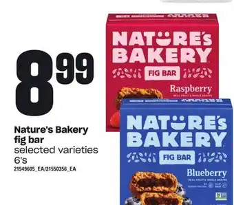 Loblaws Nature's bakery fig bar, 6's offer