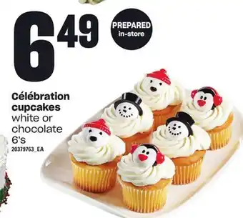 Loblaws Célébration cupcakes, 6's offer