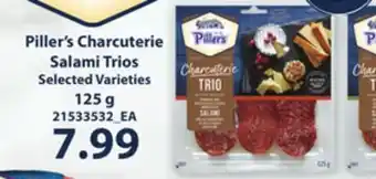 Loblaws Piller's charcuterie salami trios, 125 g offer