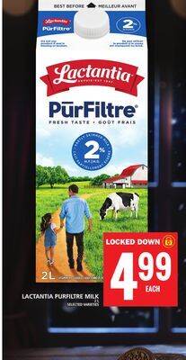 Food Basics Lactantia purfiltre milk offer
