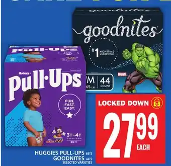 Food Basics Huggies pull-ups 66's goodnites 44's offer