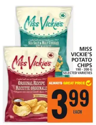 Food Basics Miss vickie's potato chips offer