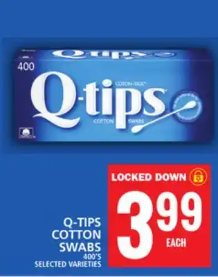 Food Basics Q-tips cotton swabs offer