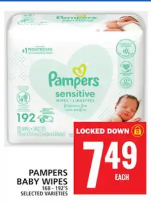 Food Basics Pampers baby wipes offer