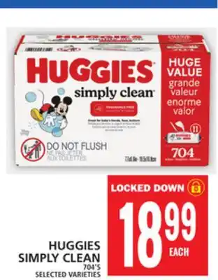 Food Basics Huggies simply clean offer