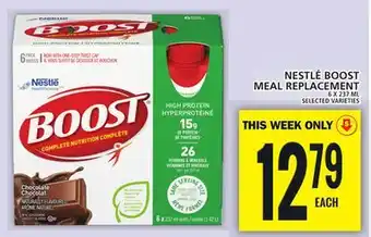 Food Basics Nestlé boost meal replacement offer