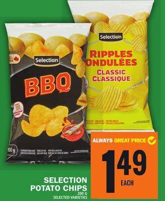 Food Basics Selection potato chips offer