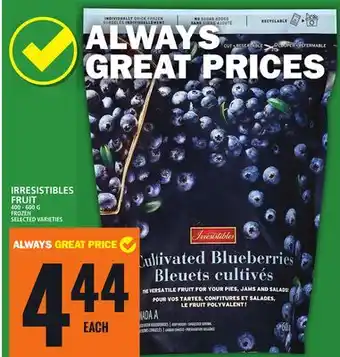 Food Basics Irresistibles fruit offer