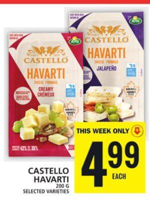 Food Basics Castello havarti offer