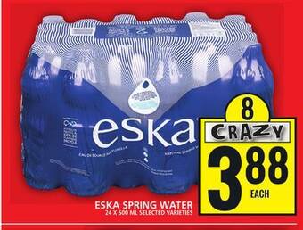 Food Basics Eska spring water offer