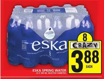Food Basics Eska spring water offer
