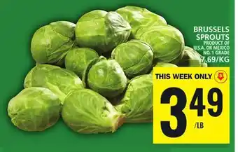 Food Basics Brussels sprouts offer
