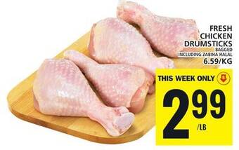 Food Basics Fresh chicken drumsticks offer