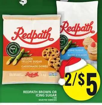 Food Basics Redpath brown or icing sugar offer
