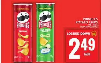 Food Basics Pringles potato chips offer