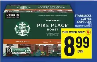 Food Basics Starbucks coffee capsules offer