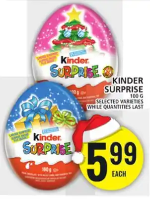 Food Basics Kinder surprise offer