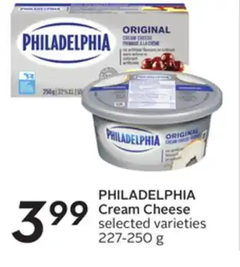 Sobeys Cream cheese offer