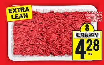 Food Basics Extra lean ground beef family pack offer