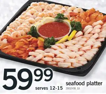 Fortinos Seafood platter offer