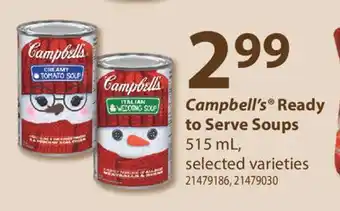 Fortinos Campbell's ready to serve soups 515 ml offer