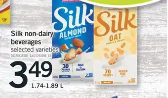 Fortinos Silk non-dairy beverages, 1.74-1.89 l offer