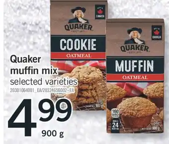 Fortinos Quaker muffin mix offer