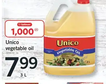 Fortinos Unico vegetable oil, 3 l offer