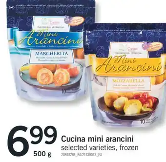 Fortinos Cucina mini arancini, 500 g offer