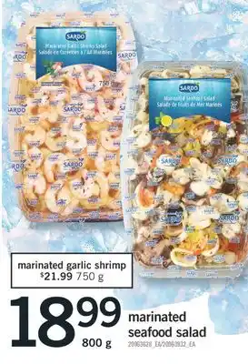 Fortinos Marinated seafood salad, 800 g offer