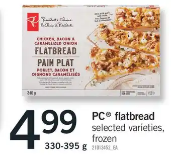 Fortinos Pc flatbread offer