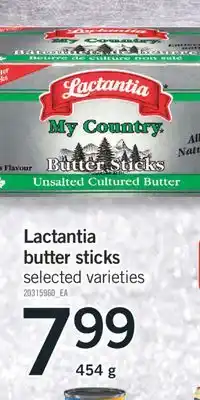 Fortinos Lactantia butter sticks, 454 g offer