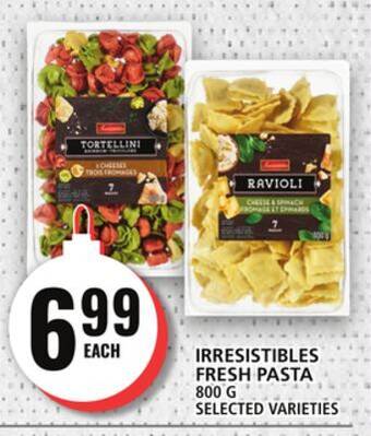 Food Basics Irresistibles fresh pasta offer