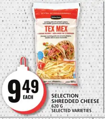 Food Basics Selection shredded cheese offer
