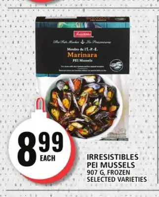 Food Basics Irresistibles pei mussels offer