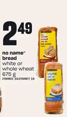 Independent Grocer No name bread, 675 g offer