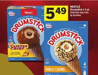 Foodland Nestlé drumstick 4 -6 pk offer