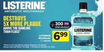 Foodland Listerine mouthwash offer