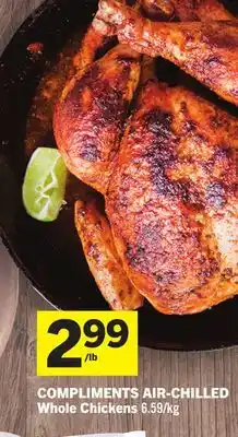 Foodland Compliments air-chilled whole chickens offer