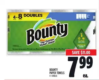 Metro Bounty paper towels offer