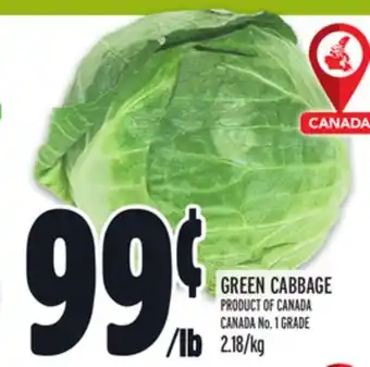 Metro Green cabbage offer