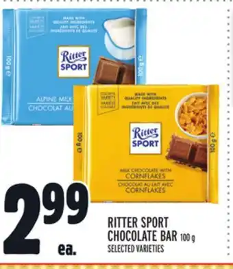 Metro Ritter sport chocolate bar offer