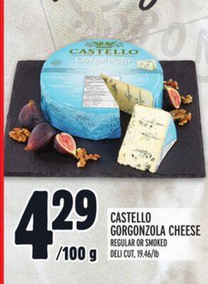 Metro Castello gorgonzola cheese offer
