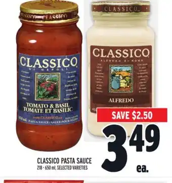 Metro Classico pasta sauce offer